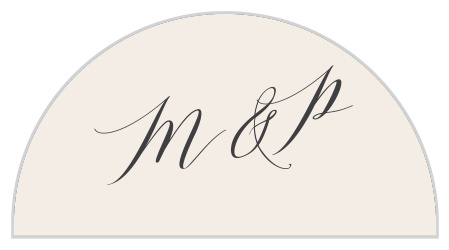 Handwritten Love Wedding Arch Accent Cards