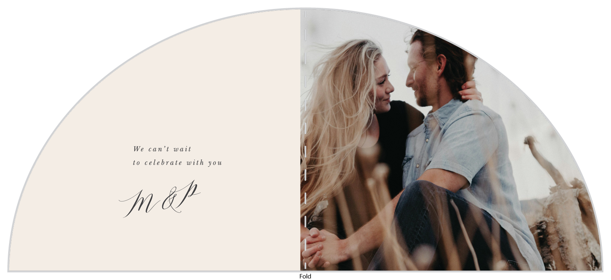 Handwritten Love Wedding Arch Detail Cards