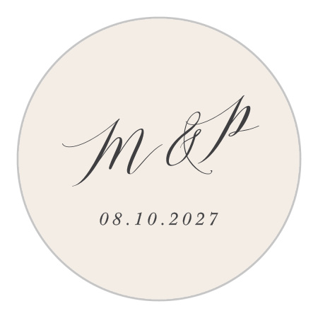 Handwritten Love Wedding Arch Stickers