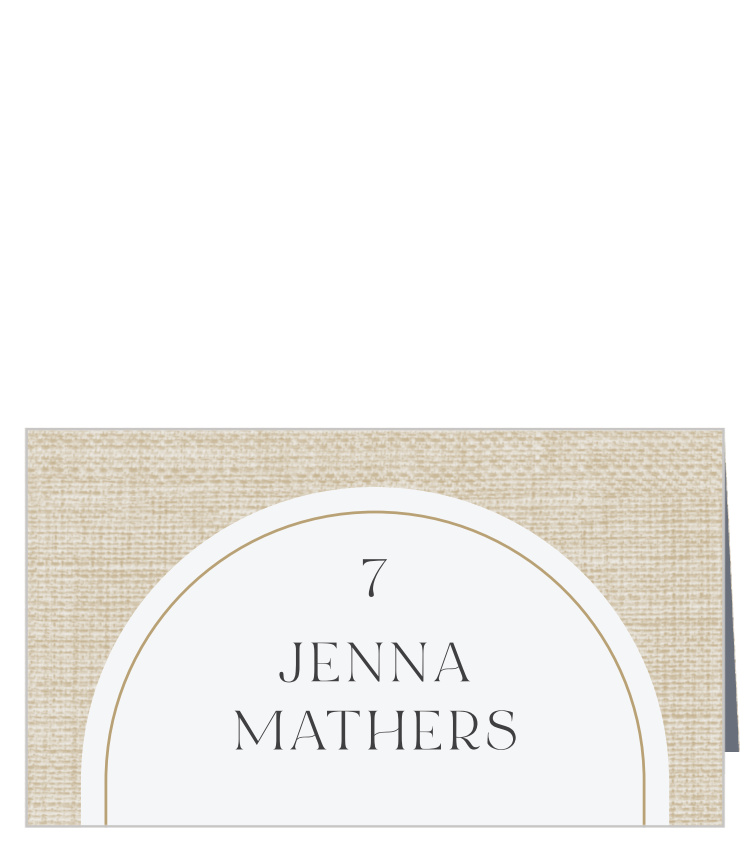 Timeless Elegance Wedding Arch Place Cards