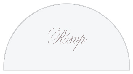 Scripty Monogram Wedding Arch Accent Cards