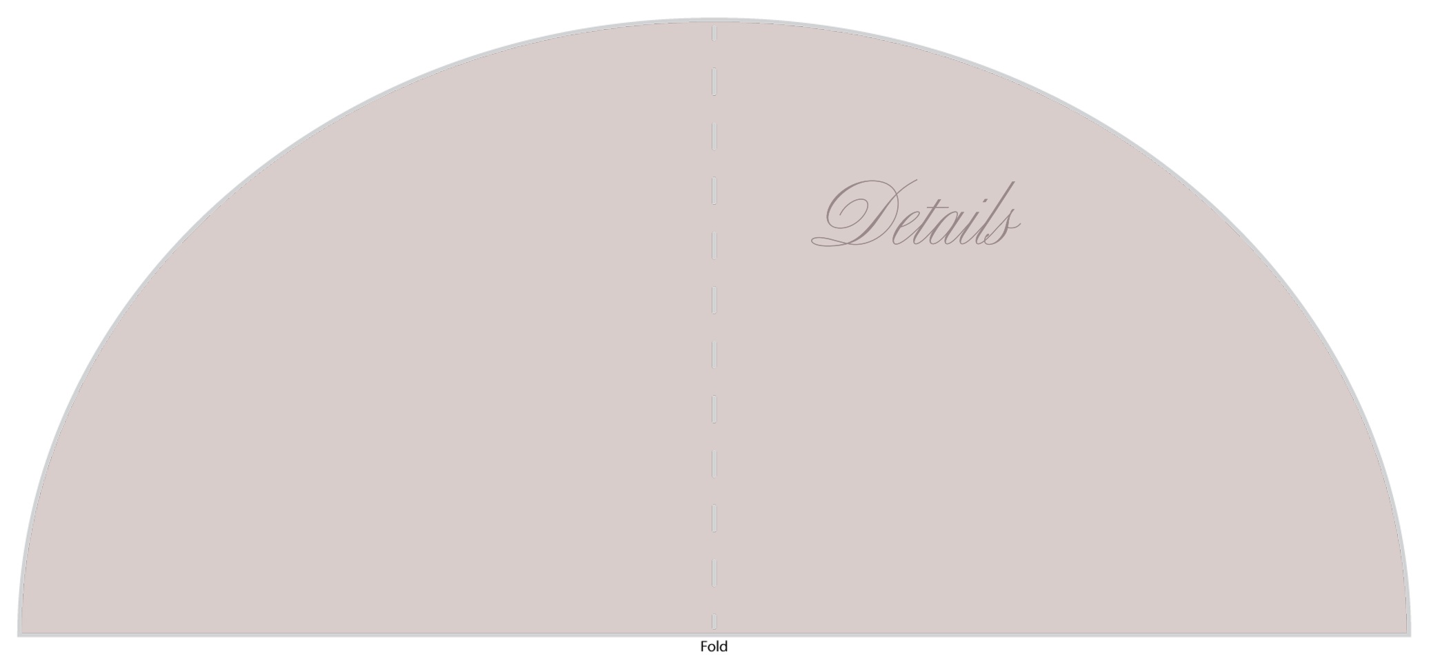 Scripty Monogram Wedding Arch Detail Cards