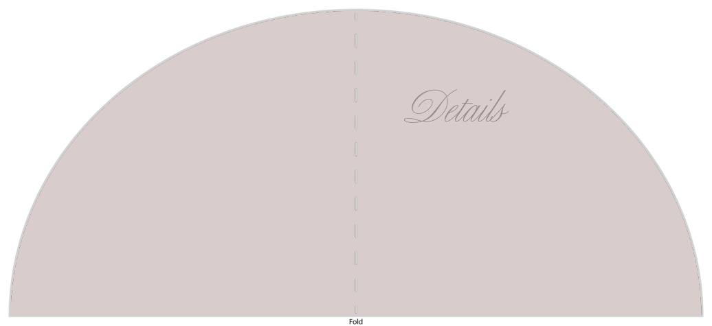 Scripty Monogram Wedding Arch Detail Cards