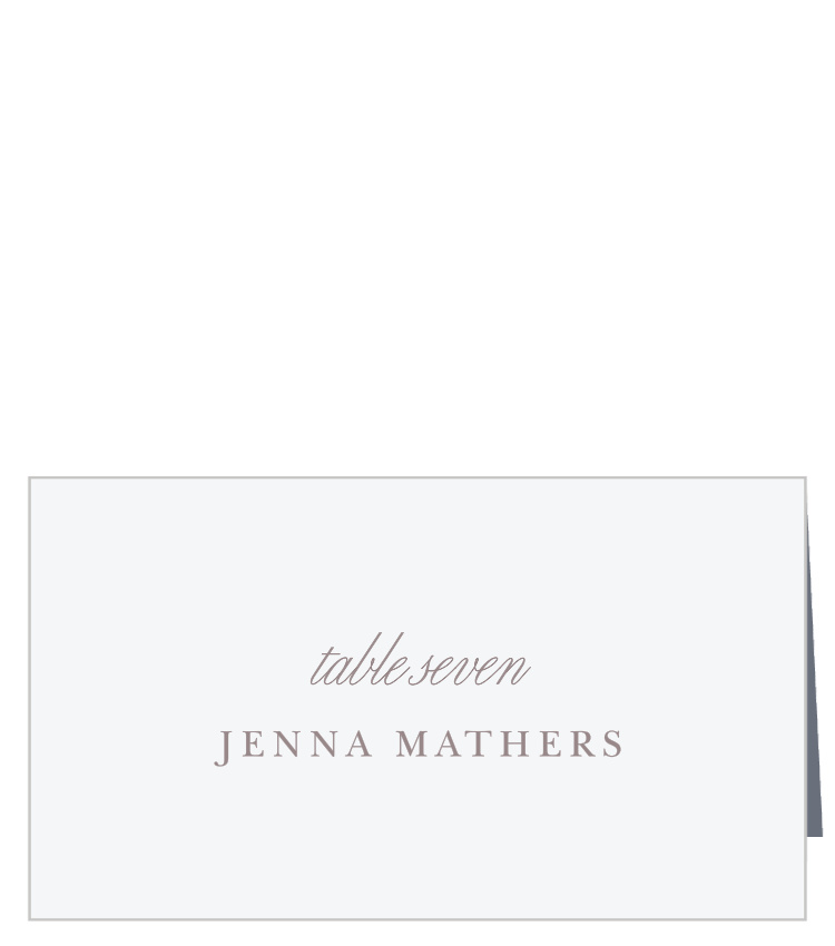 Scripty Monogram Wedding Arch Place Cards
