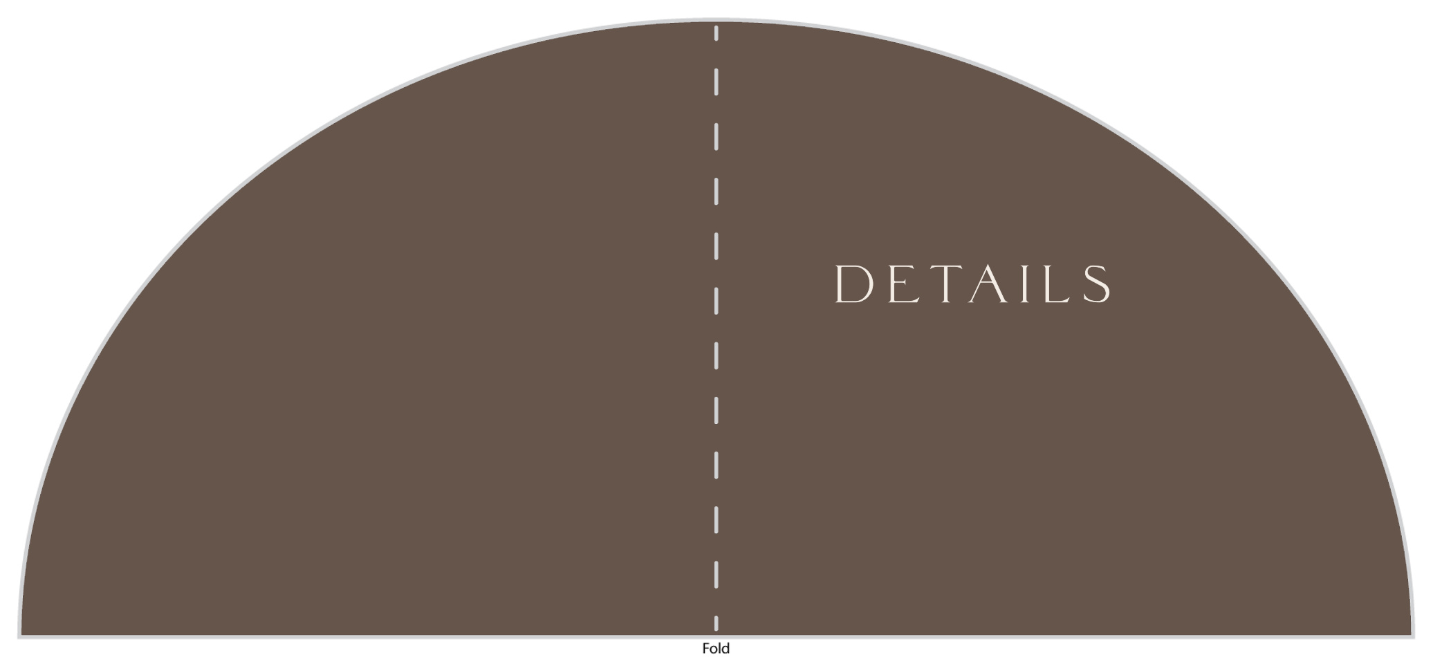 Modern Align Wedding Arch Detail Cards
