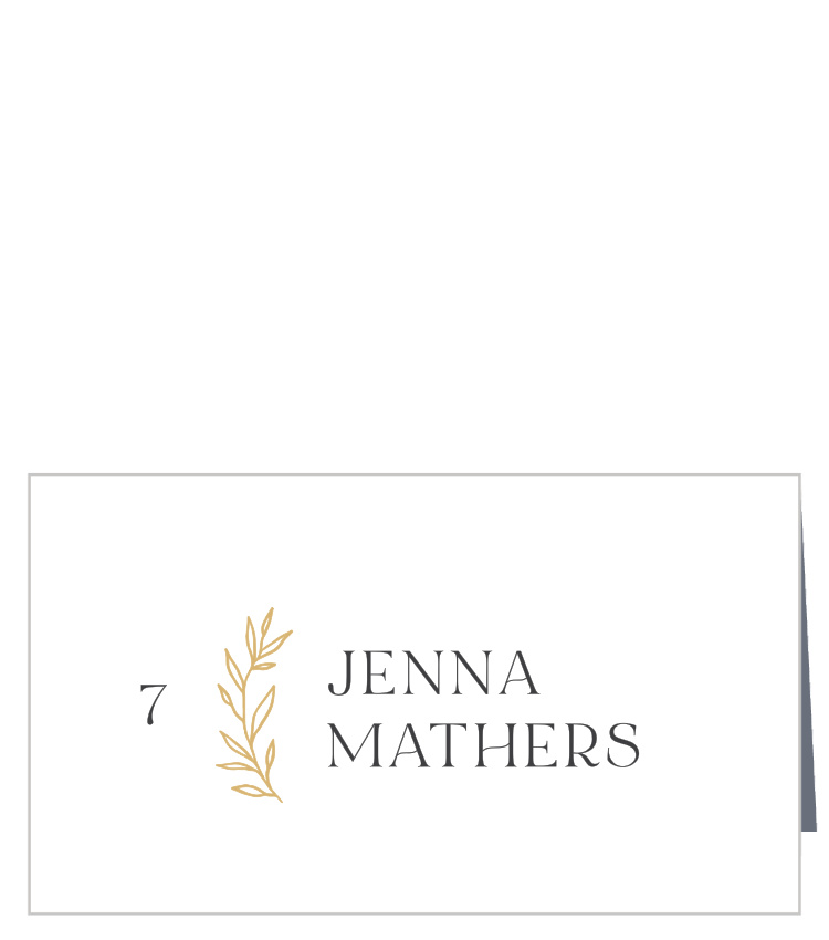 Sweet Initials Wedding Arch Place Cards