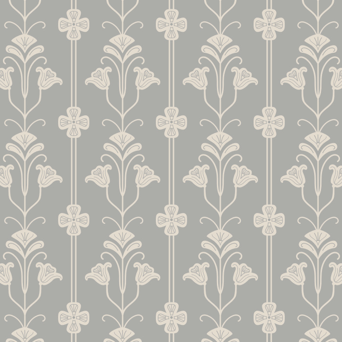 Create a classically beautiful interior with our Bloomscape Nouveau Peel and Stick Removable Wallpaper.