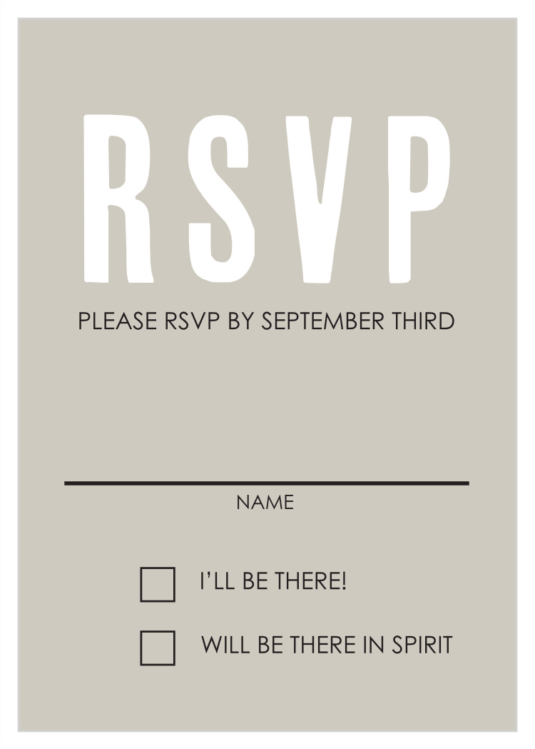 Sleek Subway Bat Mitzvah Response Cards