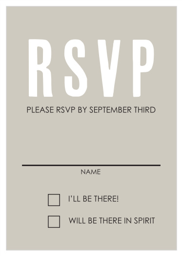 Sleek Subway Bat Mitzvah Response Cards