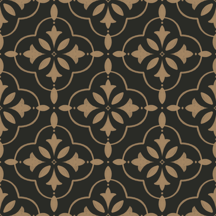 Create a gorgeous interior with our Midnight Clover Peel and Stick Removable Wallpaper. 