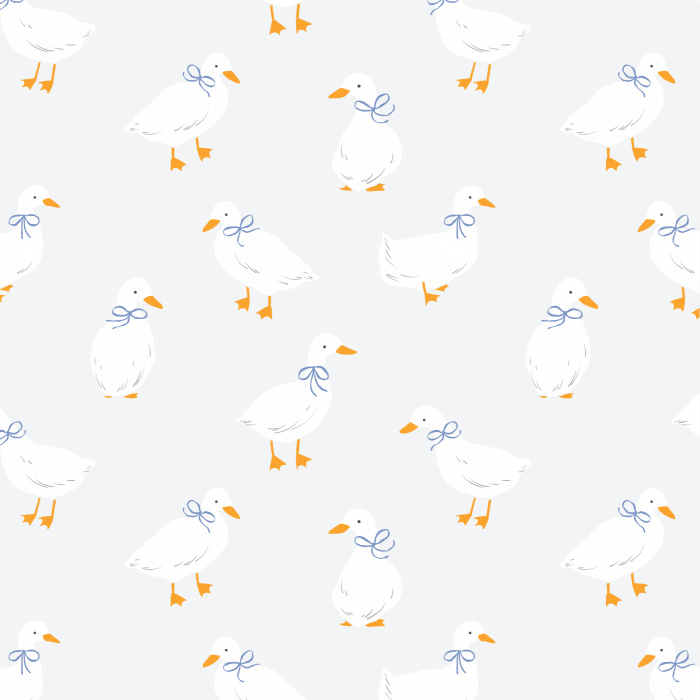 Our Little Ducklings Peel And Stick Removable Wallpaper adds a cute touch to any child's room.