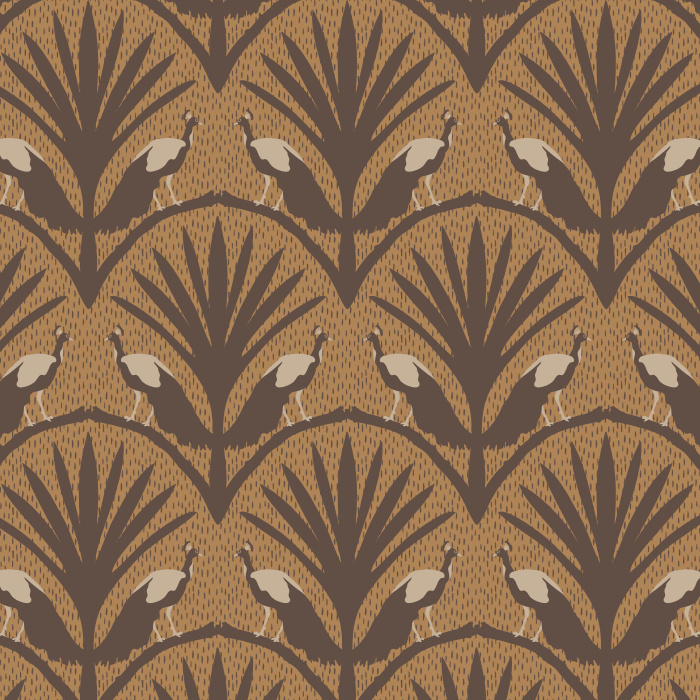 Transform your space with our Peacock Scallop Peel and Stick Removable Wallpaper. 