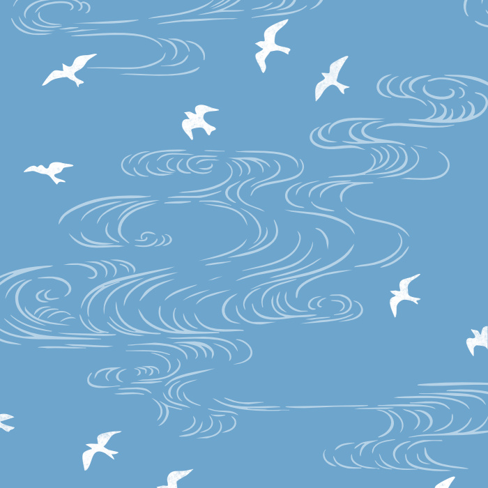 Transform any wall in your home into a beautiful sky with our Skyward Migration Peel and Stick Removable Wallpaper.