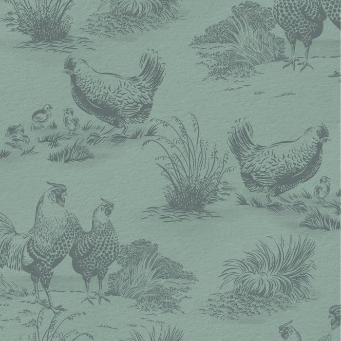 Our Rustic Roost Peel and Stick Removable Wallpaper adds a charming rural feel to any wall in your home.