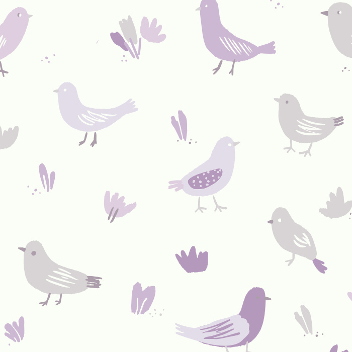 Our Playful Tweets Peel and Stick Removable Wallpaper brings a cute and colorful look to any wall in your home.
