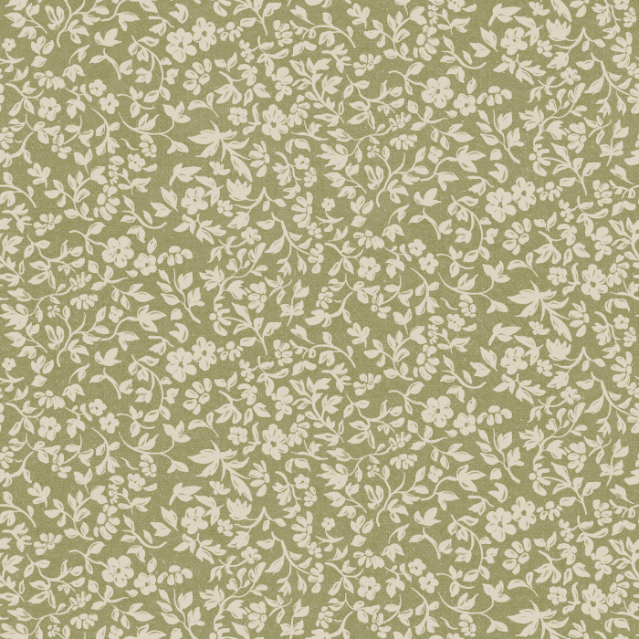 Bring timeless elegance into your home with our Petit Garden wallpaper, featuring a delicate floral vine pattern in cream on taupe.
