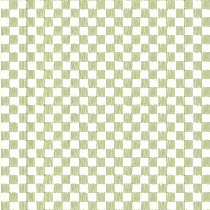 The Ribbed Checks Wallpaper features a warm, woven-inspired checker pattern in soft tan and cream tones, blending classic design with modern simplicity.