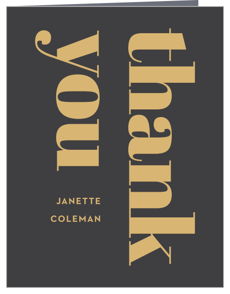 Show your appreciation in a bold way with our Arch & Tassel Graduation Thank You Cards.