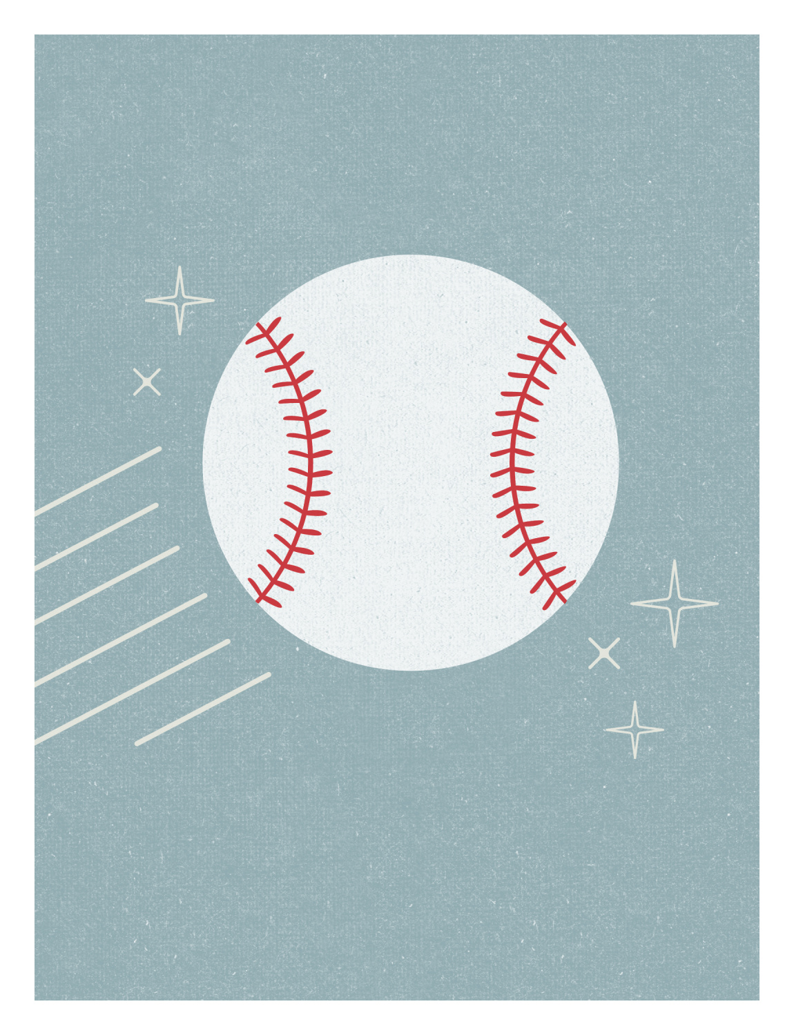 Baseball Art Print