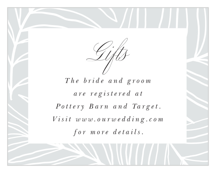 Bordered Fun Registry Cards