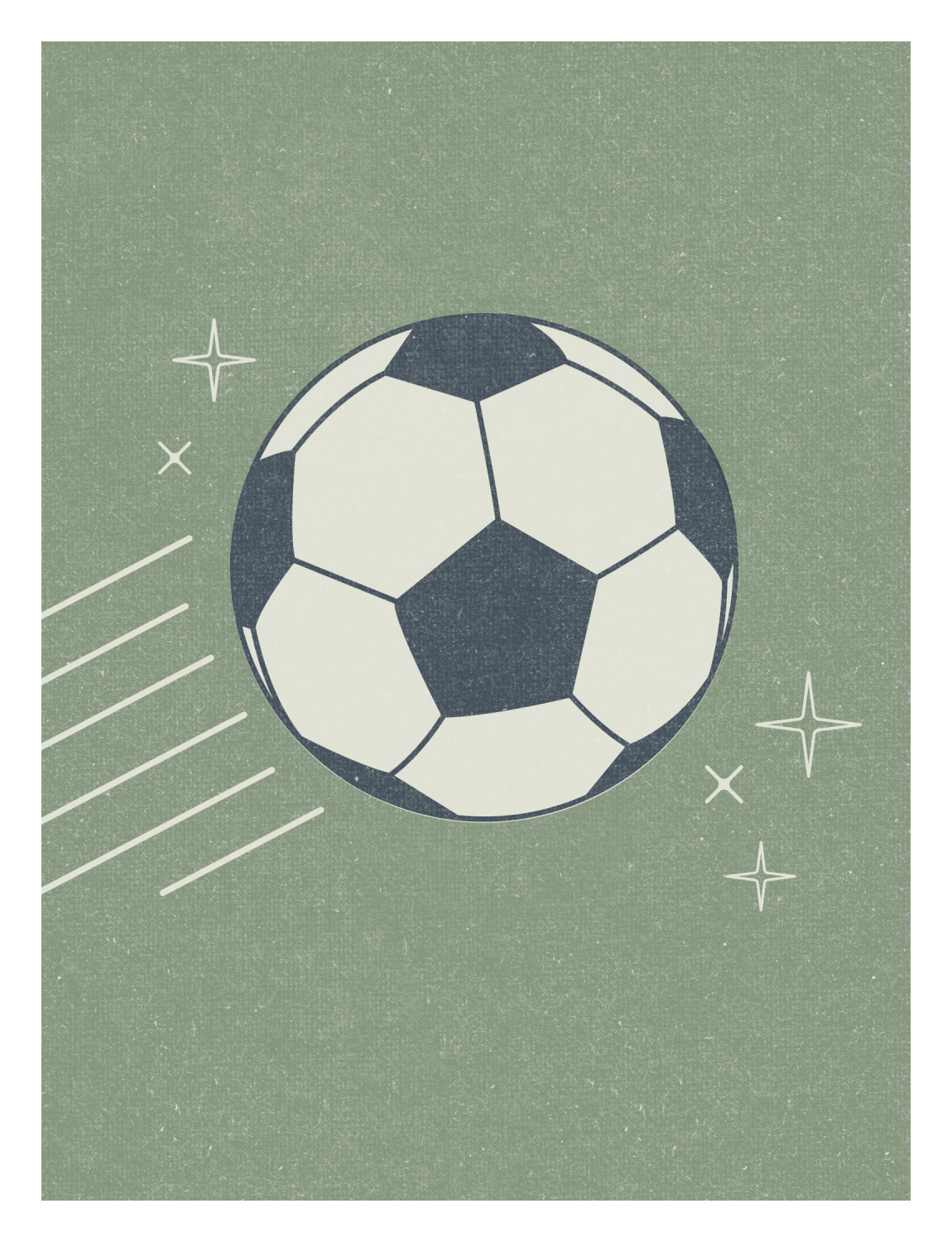 Soccer Ball Art Print