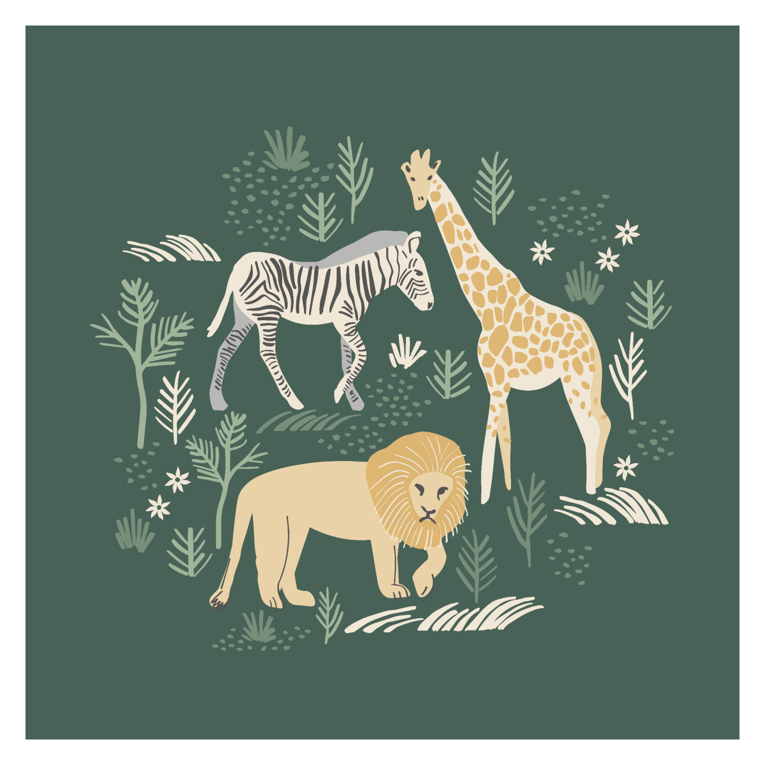 Amazon Safari Art Print