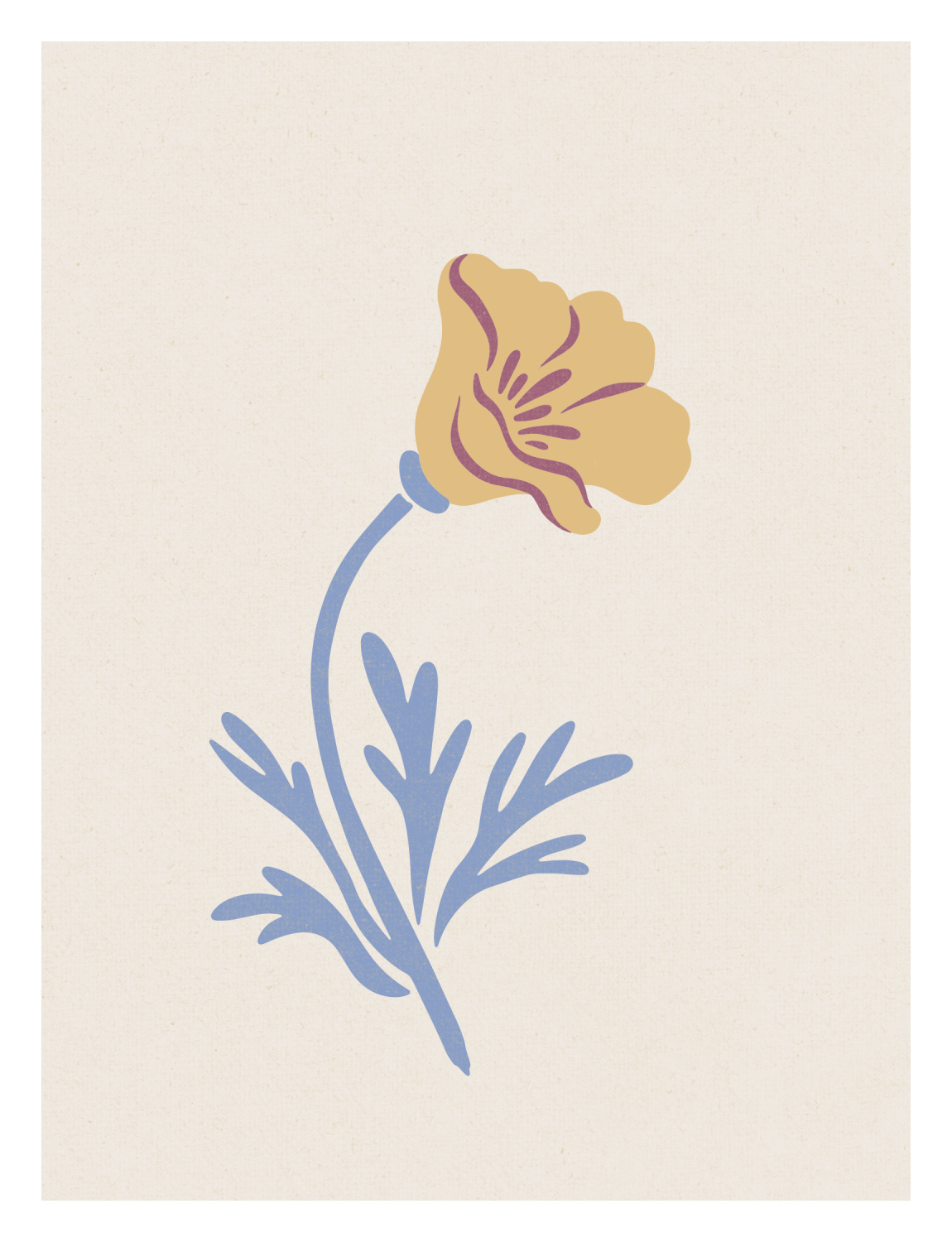 Wild & Free Poppy Art Print