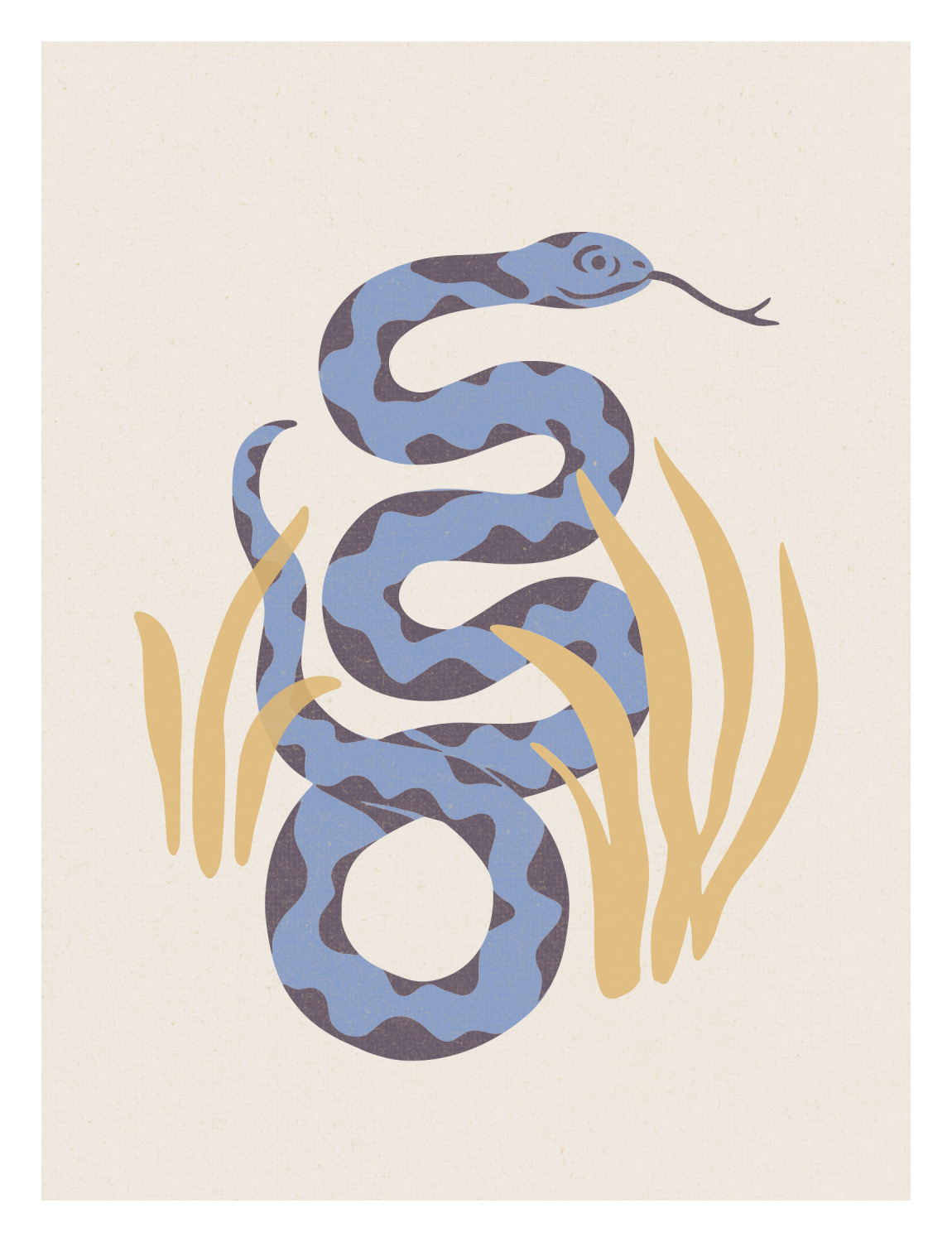 Wild & Free Snake Art Print