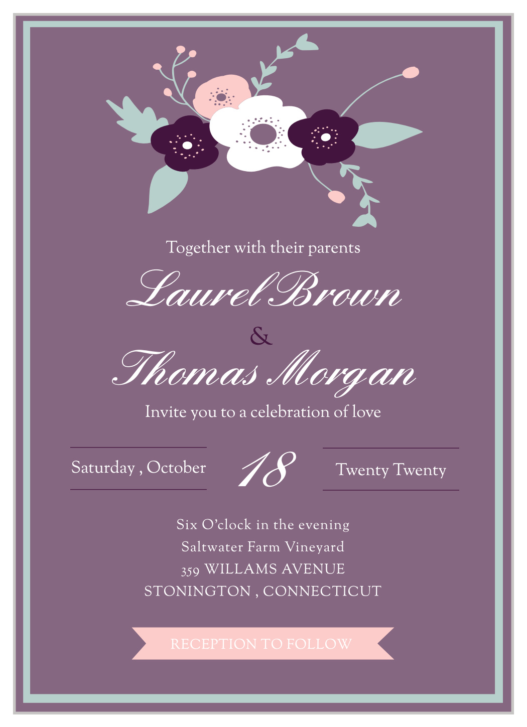 Fantastically Floral Wedding Invitations