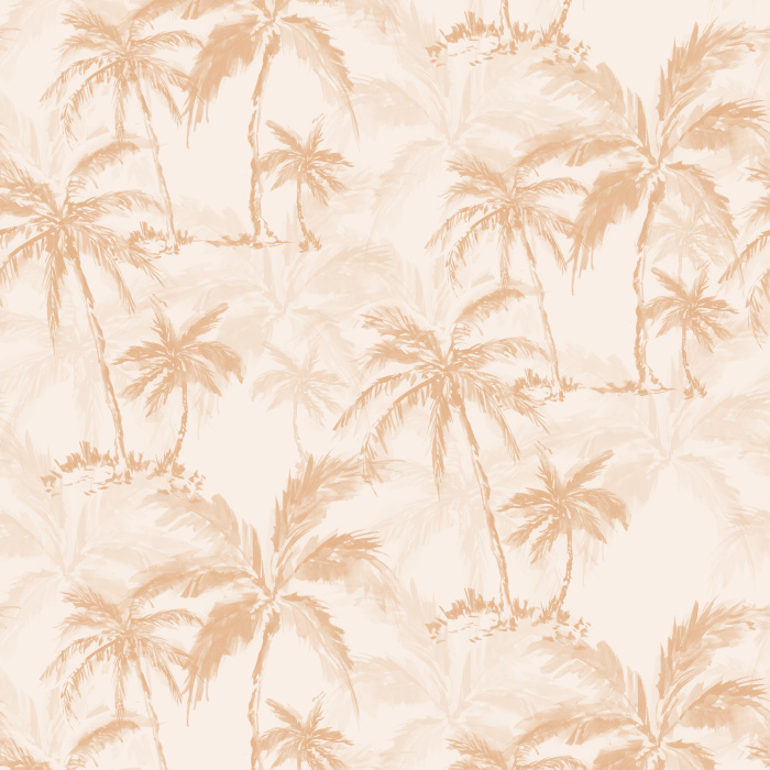 Escape to effortless coastal living with Palm Beach Wallpaper, a timeless tropical palm tree wallpaper inspired by breezy island landscapes and vintage resort style.