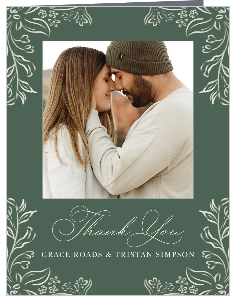 Spring Parkway Wedding Thank You Cards