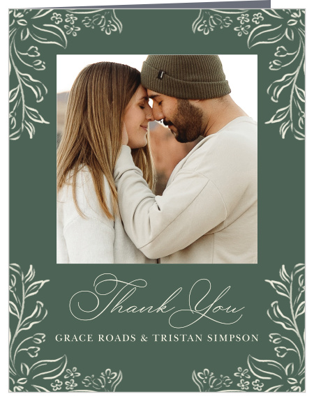 Spring Parkway Wedding Thank You Cards