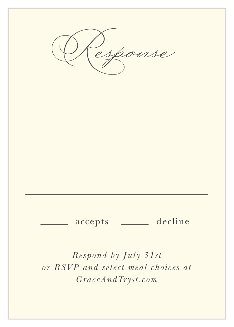 Spring Parkway Response Cards