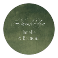 Abstract Texture Wedding Arch Stickers feature elegant script lettering and a rich artistic texture for a sophisticated finishing touch to your wedding stationery and favors.