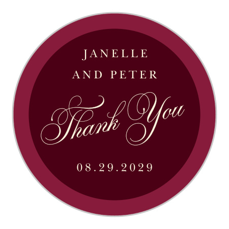 Dark Romance Wedding Arch Stickers