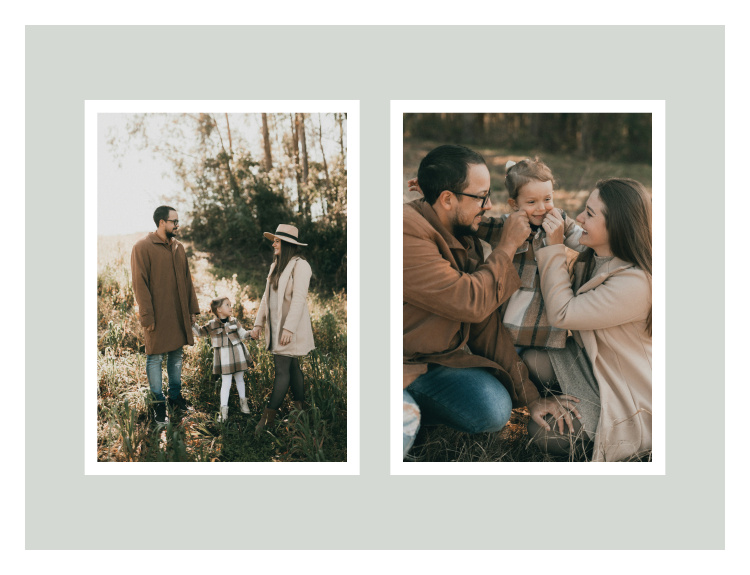 Side by Side Photo Art Print creates a warm, personalized display by pairing two favorite photographs in a clean, modern side-by-side layout.