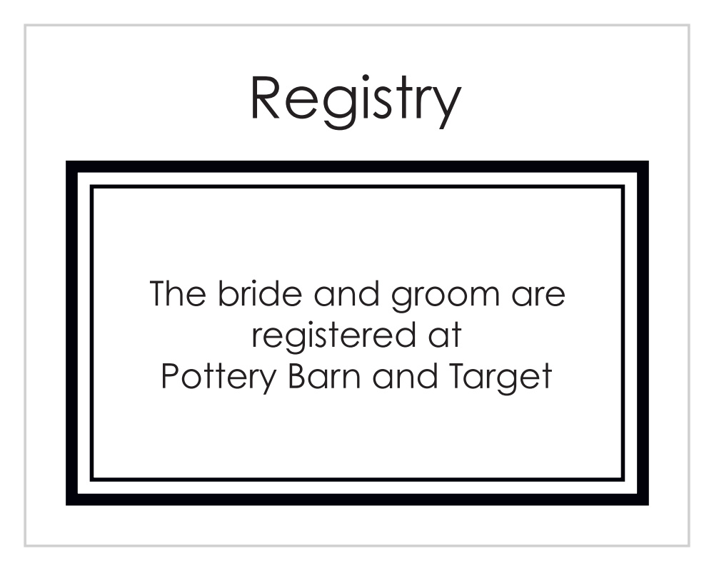 Formal Photo Registry Cards
