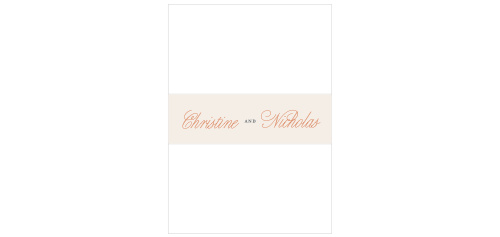 Champagne & Tables Wedding Belly Bands