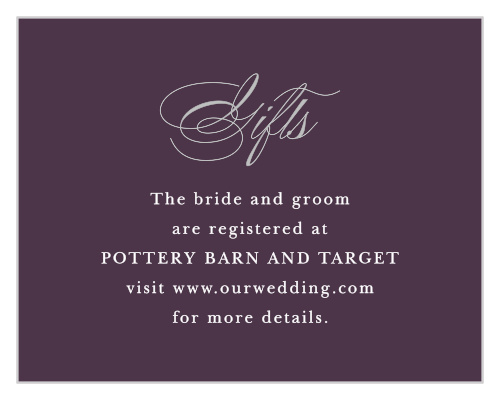 Victorian Frame Registry Cards