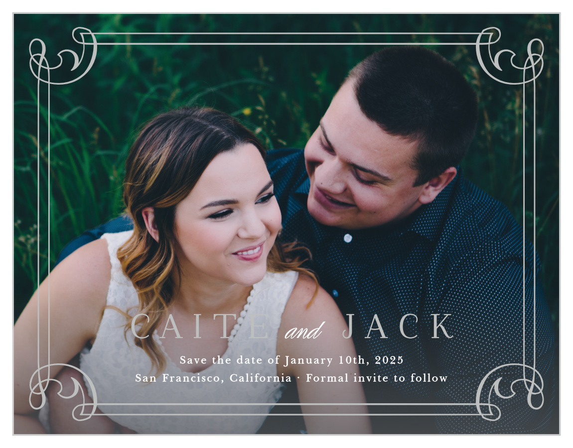 Victorian Frame Save the Date Magnets