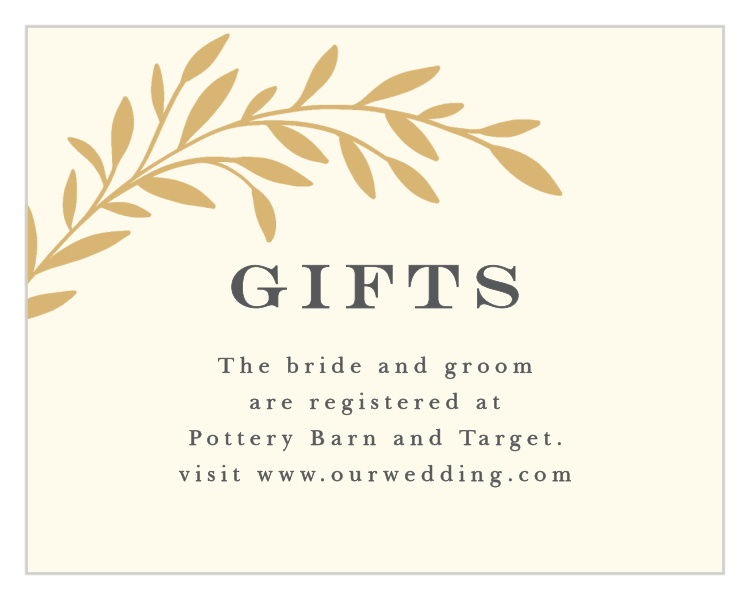 Tree Branch Silhouette Registry Cards
