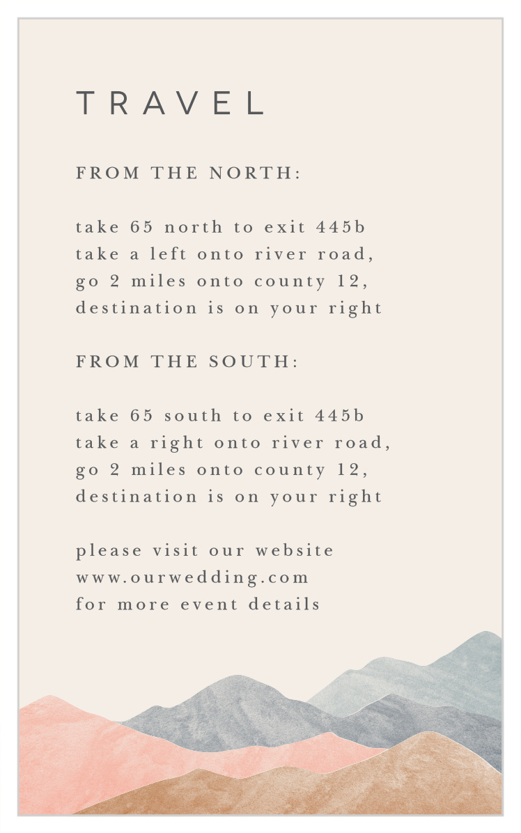 Mystic Mountains Direction Cards