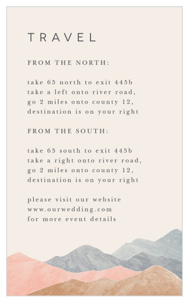Mystic Mountains Direction Cards