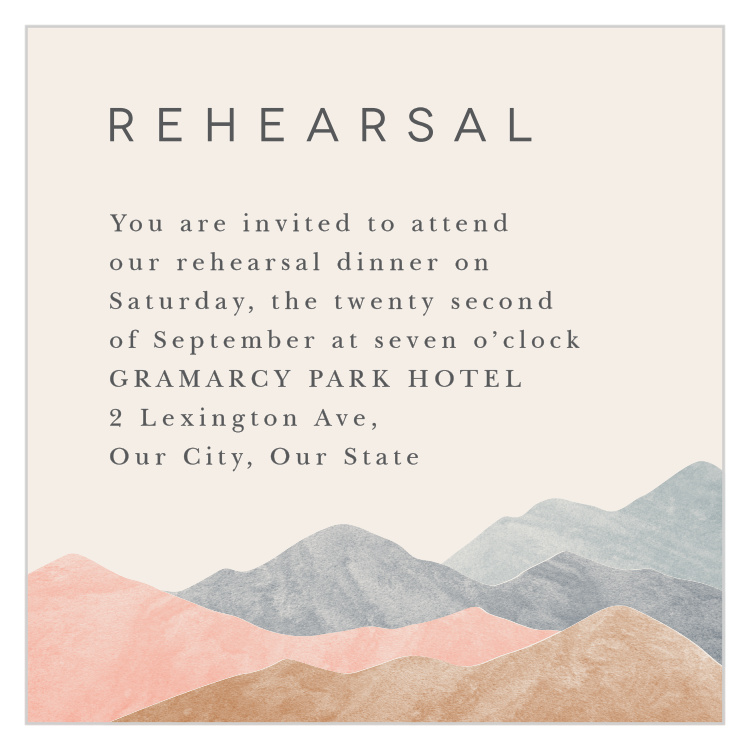Mystic Mountains Rehearsal Cards