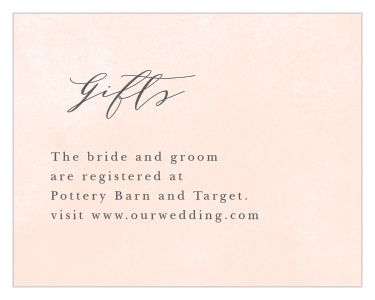 Tree Blossoms Registry Cards