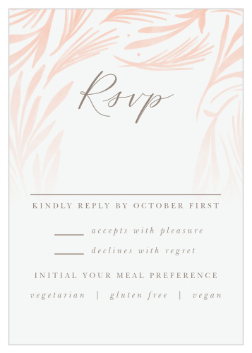 Floral Celebration Response Cards