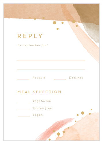 Modern Desert Response Cards