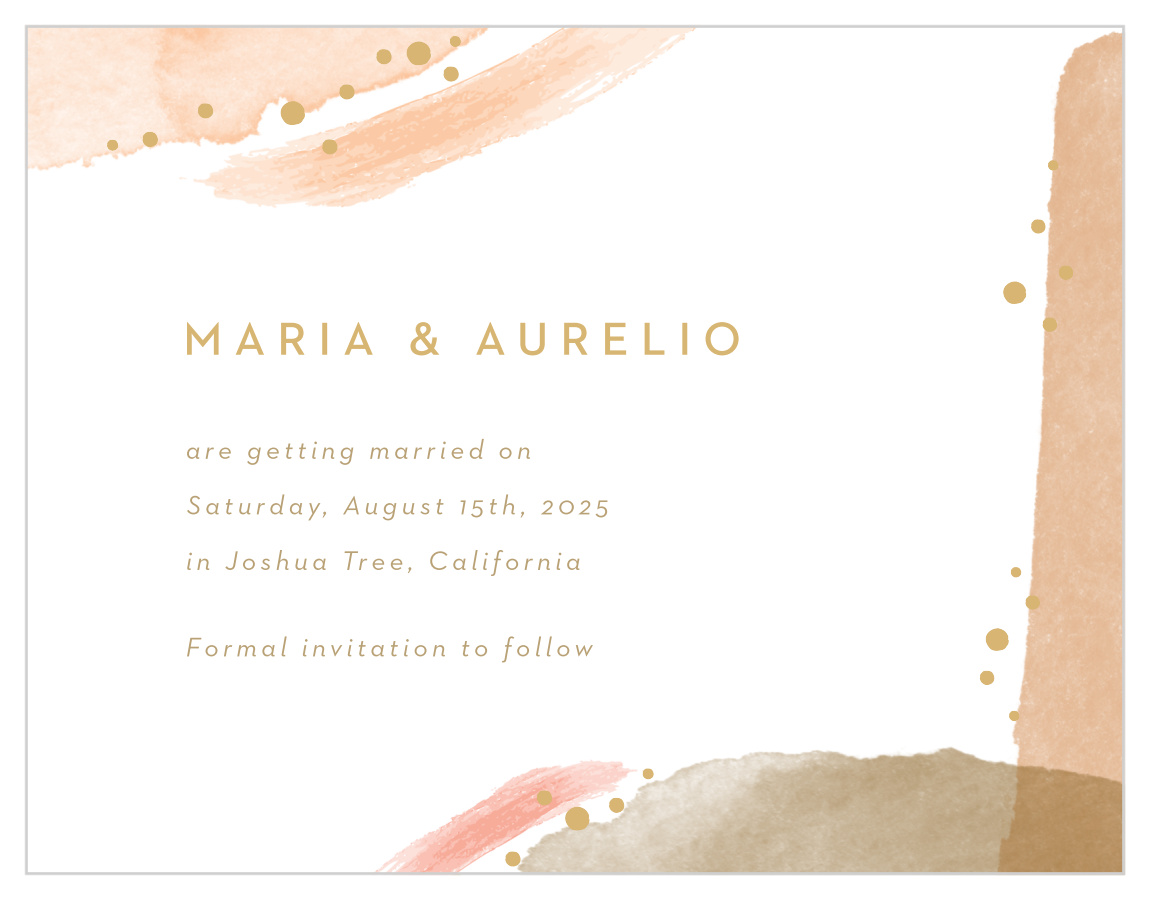 Modern Desert Save the Date Magnets