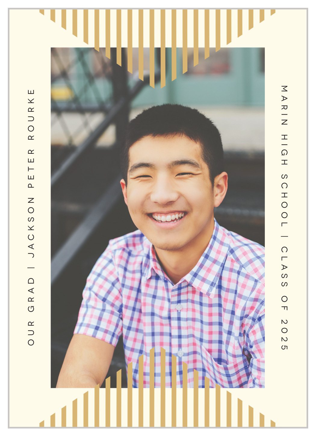Patterned Perfection Graduation Announcements