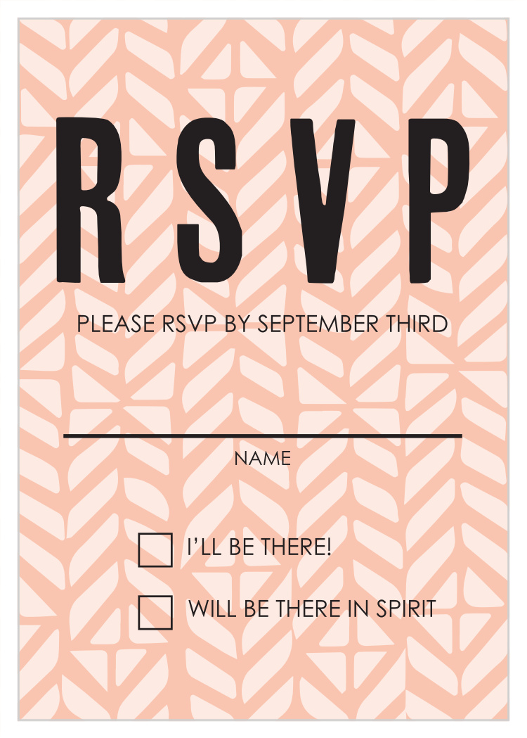 Playful Pattern Bat Mitzvah Response Cards